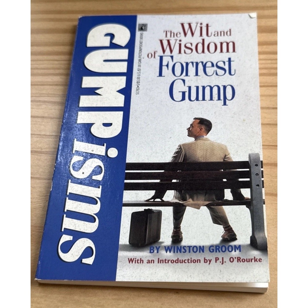 Gumpisms The Wit and Wisdom of Forrest Gump Winston Groom Vintage 1994 Paperback